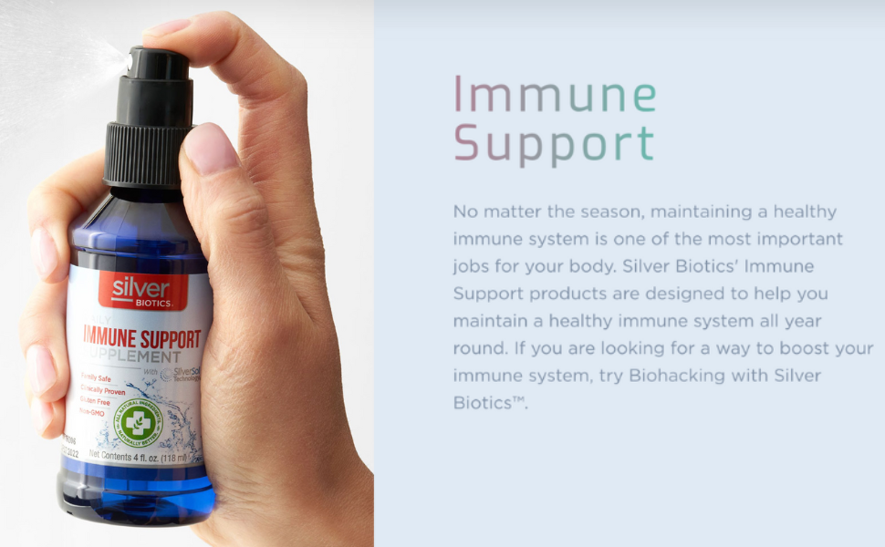 Silver Biotics Liquid 30 PPM Patented Multivalent SilverSol Technolology | Bio-Hacking Immune Building Natural Support |4 oz. Dropper