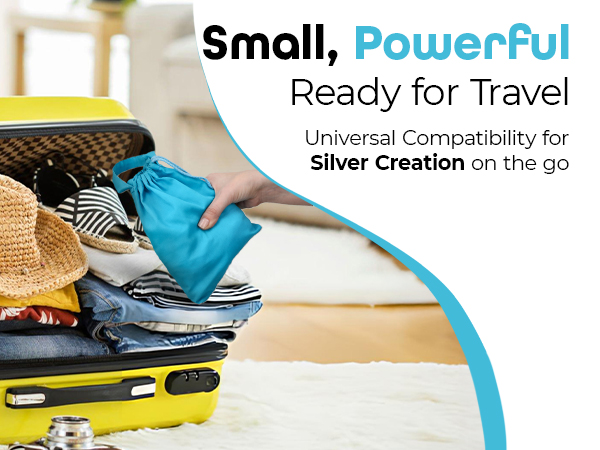 Colloidal Silver Generator Kit – 99.99% Pure Silver Wire, TDS Meter, Laser, Jar & Travel Bag – Constant Current Machine for True Nano Particles at Home