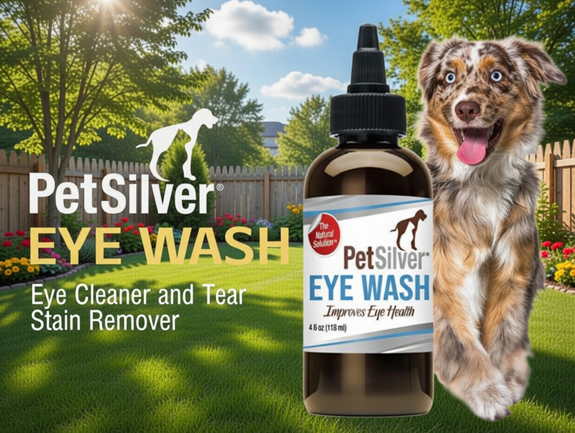 Dog Eye Wash, Natural Relief, Pet Eye Rinse For Dogs & Cats, USA, 4 fl oz