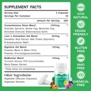 15-in-1 Detox Binder, Activated Charcoal, Zeolite & Bentonite Clay, Chlorella, 1500 MG Detox Supplement Maximum Absorbent, Liver Gut Digestive Detox Cleanse, 180 Vegan Capsules 3