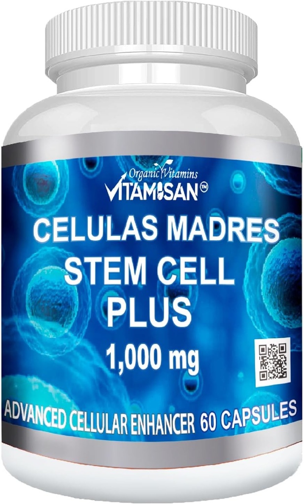 Celulas Madres 60 Capsules Vitamisan 1000 mg Aphanizomenon Flos-aquae Blue Green Algae AFA Stem Natural Cell 2