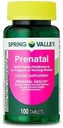 Spring Valley Prenatal Multivitamin/Multimineral for Pregnant and Nursing Women Dietary Supplement Tablets, 100 Count +Sticker, Dri Store. 2