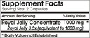 Royal Jelly Concentrate 1000mg // 200 Capsules // Pure // by PureControl Supplements 3