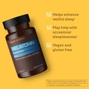 Elements Melatonin 3mg, Helps with Occasional sleeplessness, Vegan, Unflavored, 260 Tablets, 8 Month Supply (Packaging May Vary) (Pack of 3) 4