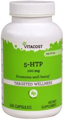 Vitacost 5-HTP - 100 mg - 240 Capsules 2