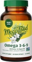 MegaFood Vegan Omega 3 6 9 - Burp-Less Supplement - 600 mg Plant-Based Omega-3 & 150 mg DHA Per Serving - Heart, Brain, Vision & Joint Support - Fish Oil Alternative - 60 Capsules, 30 Servings 2
