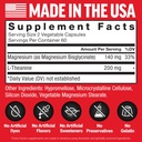 Force Factor Magnesium + L-Theanine, Magnesium Bisglycinate Supplement to Support Bones, Muscles, Nerves, Relaxation, and Mood, Vegan, No Gelatin, Non-GMO, 120 Vegetable Capsules 6