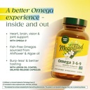 MegaFood Vegan Omega 3 6 9 - Burp-Less Supplement - 600 mg Plant-Based Omega-3 & 150 mg DHA Per Serving - Heart, Brain, Vision & Joint Support - Fish Oil Alternative - 60 Capsules, 30 Servings 4