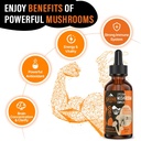 Liposomal Mushroom Complex Drops 2000 MG - 20 Organic Mushroom Extracts - Advanced Liquid Formula for Immunity, Cognitive and Memory - Lions Mane Supplement, Reishi, Cordyceps, Chaga, 90 Servings 6