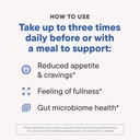 Daily Nouri FeelFull Prebiotic Fiber Drink Mix | Supports Natural Fullness, Appetite & Cravings Control, Gut & Metabolic Health | Oligofructose, Glucomannan & Chromium | 30 Stick Packs 4