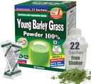 Yamamoto Kanpoh YAMAKAN Barley Grass Juice Powder, Young Barley Grass Powder Rich in Minerals, Vitamins & Plant-Based Protein for Women & Men, Grass Juice from Japan, Non GMO 22 Count 2