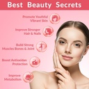 Collagen Gummies for Women, Hydrolyzed Collagen Peptides Gummies with Biotin, Collagen Supplements Gummy with Vitamin B12, C, D, Zinc for Hair Skin Nail 4