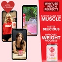 Peach Perfect Whey Protein Powder for Women, Pineapple Mango Protein Juice for Women, 20g Clear Whey Protein Isolate Per Serving for Muscle Support, Meal Replacement Shake, Protein Water, 22 Servings 4