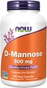 Now Foods D-mannose 500 mg,240 Veg Capsules 2