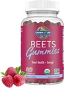 Garden of Life Organic Beet Root Gummies Made from Pectin with Antioxidants, Vitamin C, Vitamin D & B12 for Heart Health & Energy – Beets Gummies – Vegan, Gluten Free, Non GMO, Raspberry, 30 Servings 2