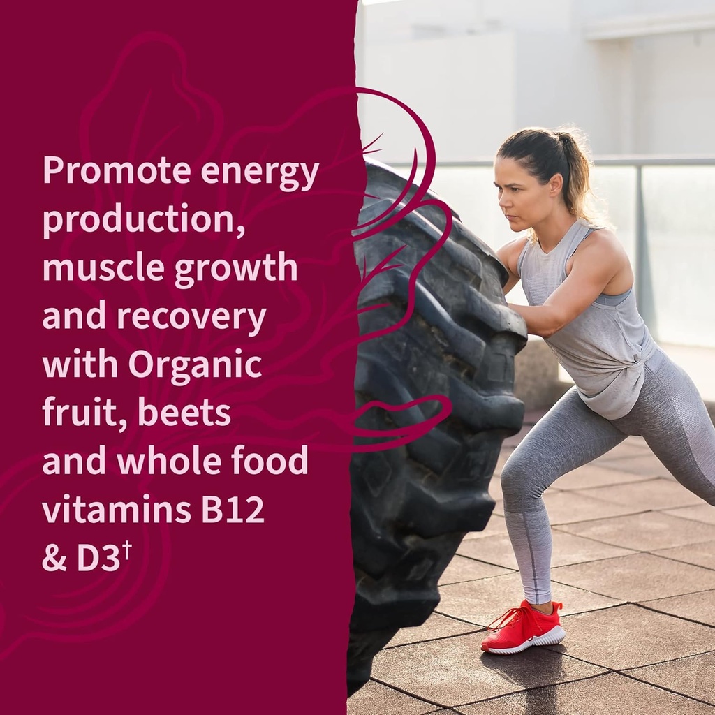 Garden of Life Organic Beet Root Gummies Made from Pectin with Antioxidants, Vitamin C, Vitamin D & B12 for Heart Health & Energy – Beets Gummies – Vegan, Gluten Free, Non GMO, Raspberry, 30 Servings 6