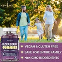 NEW AGE (2-Pack) Premium Elderberry Gummies for Adults Kids with Vitamin C, Zinc, Propolis - Sambucus Black Elderberry Gummy Extract - Gluten Free & Vegetarian - 120 Gummies 4