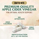 Apple Cider Vinegar Capsules 1877mg - Extra Strength Detox & Cleanse with Vitamin D & Zinc - Premium ACV Pills with Joint Natural Digestion & Immune Support - Vegetarian Supplement - 60 Capsules 4