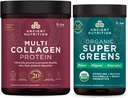 Ancient Nutrition Multi Collagen Protein Powder, Unflavored, 60 Servings + Supergreens Powder, Greens Flavor, 25 Servings 2