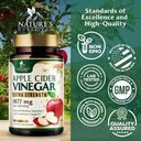 Apple Cider Vinegar Capsules 1877mg - Extra Strength Detox & Cleanse with Vitamin D & Zinc - Premium ACV Pills with Joint Natural Digestion & Immune Support - Vegetarian Supplement - 60 Capsules 5