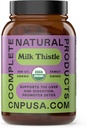 Complete Natural Products Pure Organic Milk Thistle Capsules - 500 mg Silymarin Powder 100 Pills 2