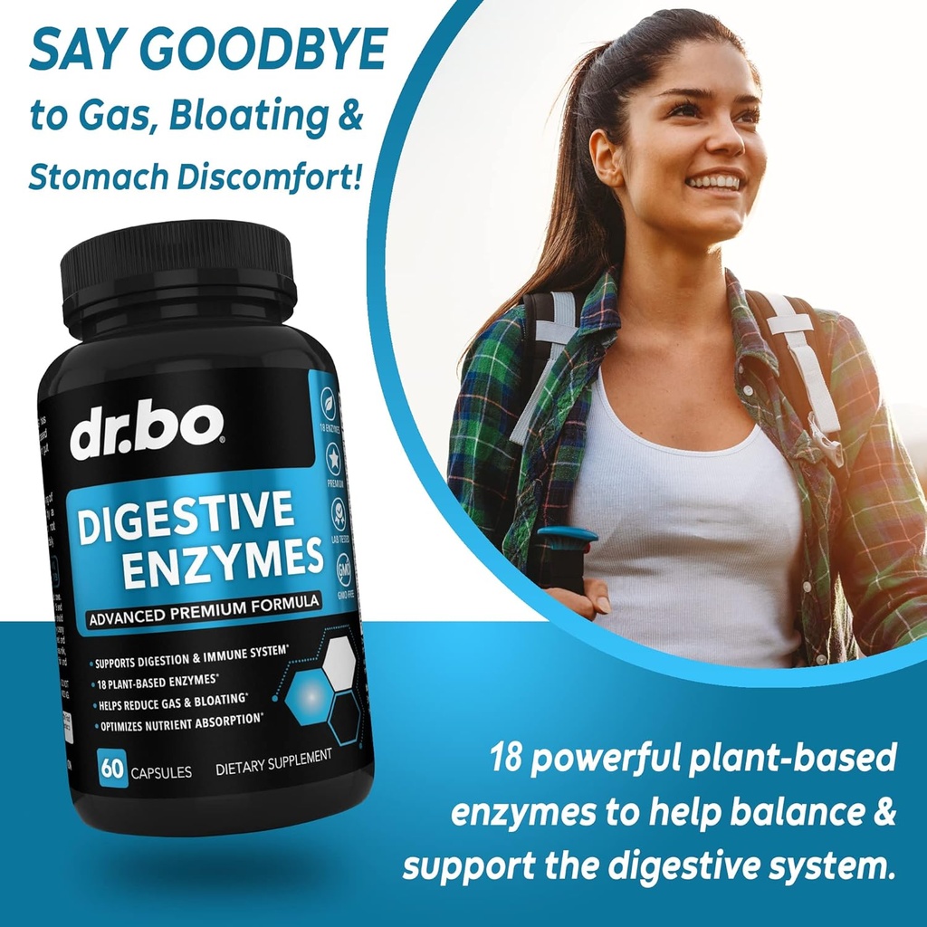 Digestive Enzymes & Colon Cleanser Detox - Digestion Supplement & 15 Day Intestinal Cleanse Pills for Women & Men - Fast Natural Laxative for Constipation Relief & Bowel Movement Supplements for Gut 3