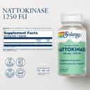 SOLARAY Nattokinase Supplement - Nattokinase 100mg, 1,250 FU - Traditional Health Support Supplement - Lab Verified, 60-Day Guarantee - 30 Servings, 30 VegCaps 3