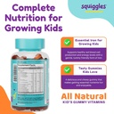 Squiggles Kids Multivitamin + Iron Gummies - Low Sugar Gummy Vitamins with Iron Supplements for Kids - Broad Spectrum of Vitamins and Minerals, Chewy, Yummy Berry Flavor (100 Count) 5