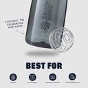 BlenderBottle SportMixer Shaker Bottle Perfect for Protein Shakes and Pre Workout, 20-Ounce, Plum 6