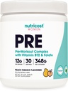 Nutricost Pre-Workout Powder for Women, Peach Mango, 30 Servings 2