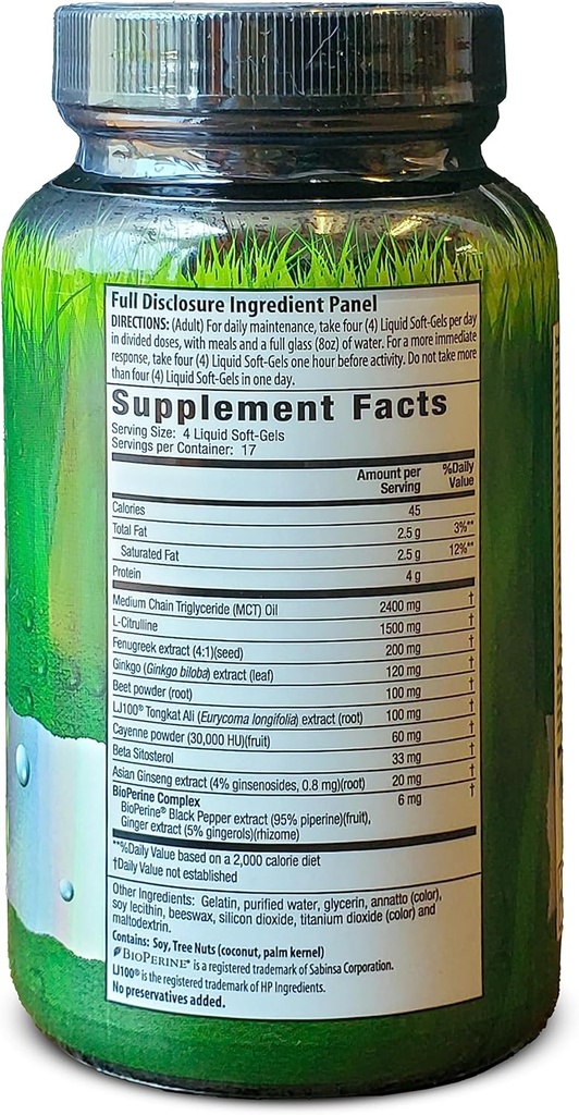 Irwin Naturals Testosterone Mega Boost Red 68 Sgels 3