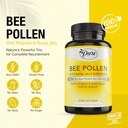 Pure By Nature Bee Pollen Supplement with Propolis & Royal Jelly for Immune Support, Antioxidant Properties, 120 Non-GMO Vegetarian Capsules 3