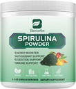 Organic Spirulina Powder, Super Green Powder Juice & Smoothie Mix with Spirulina, Chlorella, Wheat Grass, Digestive Enzymes & Probiotics for Immune Support, Digestion Health -Vegan 2