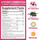10 in 1 Immune Support Supplement Gummies, w/Echinacea, Elderberry Vitamin C and Zinc, Selenium, Vitamin D3 5000IU, Magnesium, Daily Immune Booster Multivitamin, for Antioxidant Bone Energy, 1 Pack 3