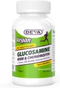 DEVA Vegan Glucosamine MSM & Chondroitin + Turmeric, CMO, Boswellia, Hyaluronic Acid & More, Improved Non-Animal Formula, 90 Tablets 2