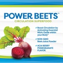 Nu-Therapy Power Beets - Super Concentrated Circulation Superfood - Dietary Supplement – Delicious Acai Berry Pomegranate Flavor – Non-GMO Beet Juice Powder - 30 Servings, red, 5.8 Ounce (Pack of 1) 6