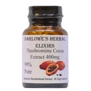 Theobromine Cocoa Extract 99% | High-Purity Theobroma Cacao | 400mg Per Capsule | 60 Vegan Capsules | Stearate-Free, Additive-Free, Glass Bottled 2