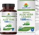 Brieofood Organic Aloe Vera 1500mg, 45 Servings, Vegetarian, Gluten Free, 90 Vegetarian Tablets 2