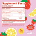 Wellah Creatine for Women (50 Servings, Strawberry Lemonade) - Creatine Monohydrate with Dandelion & Cranberry Extract 3