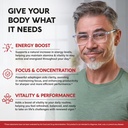 Panax Ginseng 15,000 mg - Red Korean Ginseng Supplement for Men - Extra Strength 10:1 Extract - Energy, Focus, Productivity & Performance - Natural & Vegan - Made in USA - 120 Capsules, 2 Month Supply 4