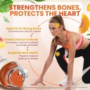 Natural BioScience Sugar Free Vitamin D3 K2 Gummies 5000 IU & Iron Gummies with Vitamin C, Extra Strength, Immune Support, Bone Health, Heart Health, Energy Support, 60 Gummy Vitamins 5