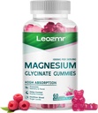 Magnesium Glycinate Gummies 1000mg - Sugar Free Magnesium Potassium Supplement with Vitamin D, B6, CoQ10 for Calm Mood & Sleep Support - 60Raspberry Gummies 2