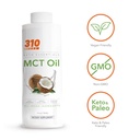 Vegan Organic Plant Protein Powder and Meal Replacement Shake With Shaker Cup and 2 Oz MCT Oil - By 310 Nutrition - Gluten, Dairy and Soy Free - 0g of Sugar | Keto and Paleo Friendly (Vanilla) 6