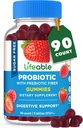 Lifeable Sugar Free Probiotics with Prebiotics Fiber – Great Tasting Natural Flavor Gummy Supplement – Keto Friendly Chewable – for Gut Health and Immune Support – for Adults, Man, Women – 90 Gummies 2
