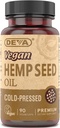 DEVA Vegan Virgin Hemp Seed Oil Capsules – Cold-Pressed, Unrefined, 90 Count 2
