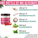 Adndale 180 CT Magnesium Glycinate Gummies 400 mg/Serv, with Ashwagandha, Magnesium Malate & Taurate, Sugar Free Chews for Adults & Kids. 3