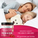 Adndale 180 CT Magnesium Glycinate Gummies 400 mg/Serv, with Ashwagandha, Magnesium Malate & Taurate, Sugar Free Chews for Adults & Kids. 6