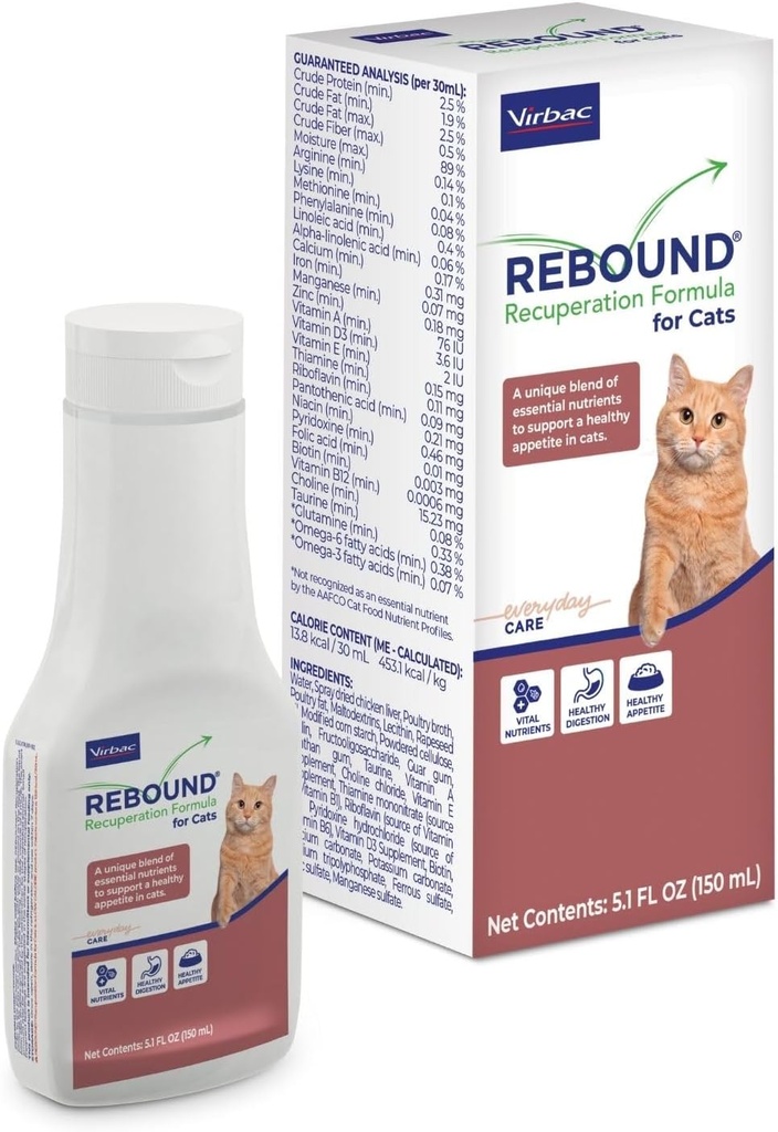 Virbac Rebound Recuperation Formula for Cats, Clear 4