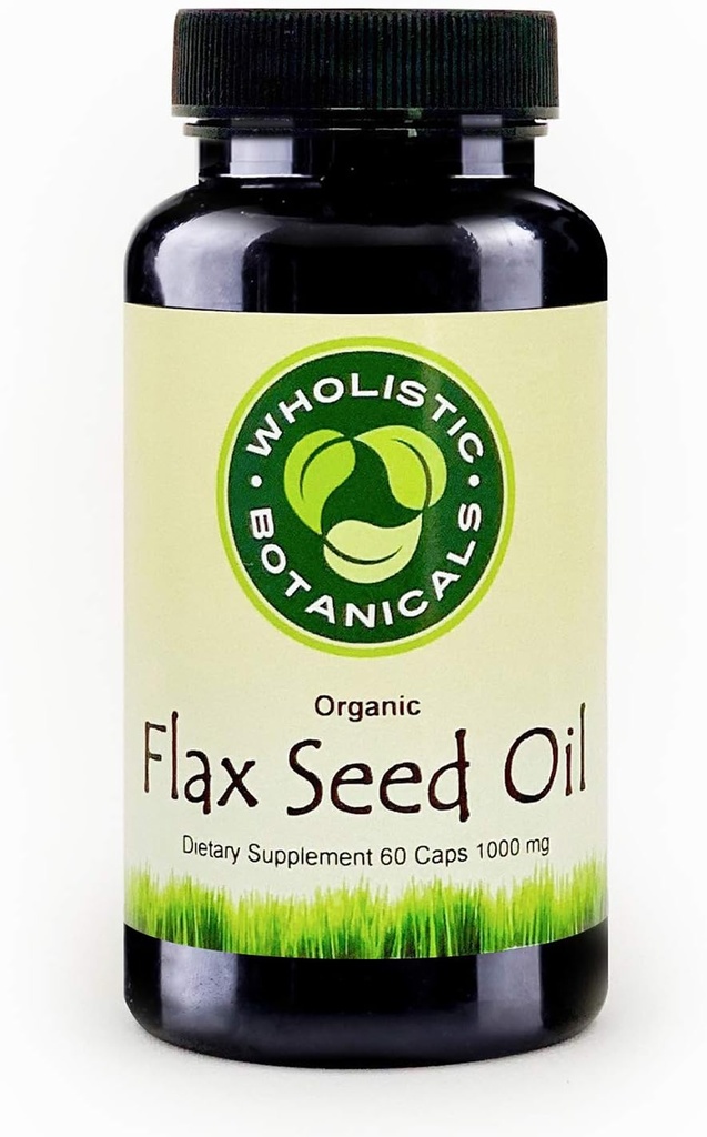 Flax Seed Oil Capsule — Gluten Free Omega 3 6 9 Brain Supplement — Immune and Inflammatory Response Support 2