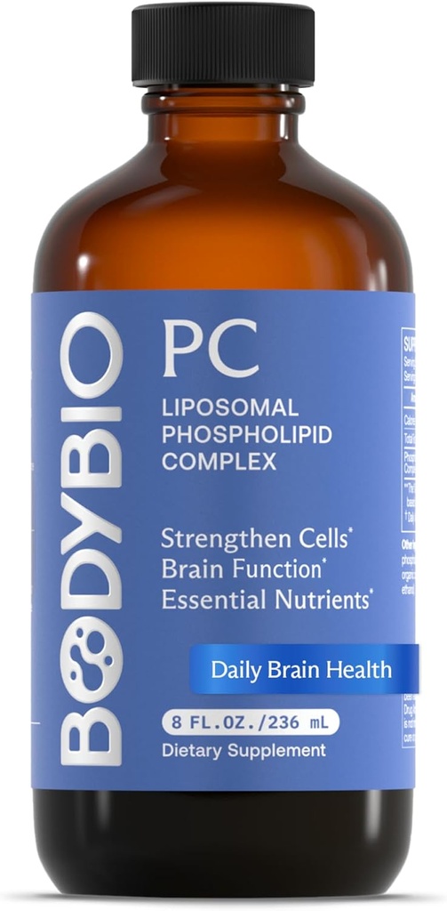 BodyBio PC - Phosphatidylcholine for Brain Health, Mental Clarity, Cognitive Function, Cellular Repair & Healthy Aging, Phospholipid Complex Supplement for Gentle Daily Detox 2